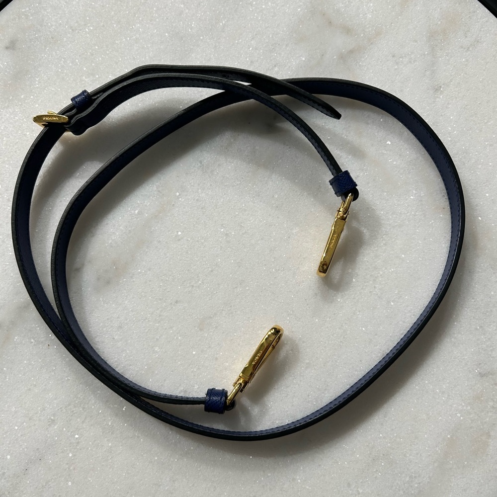Authentic Prada Adjustable Strap with Gold Hardware 💥Like New💥